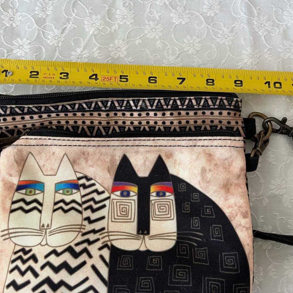 Laurel Burch signature cats shoulder bag - Picture 6 of 13